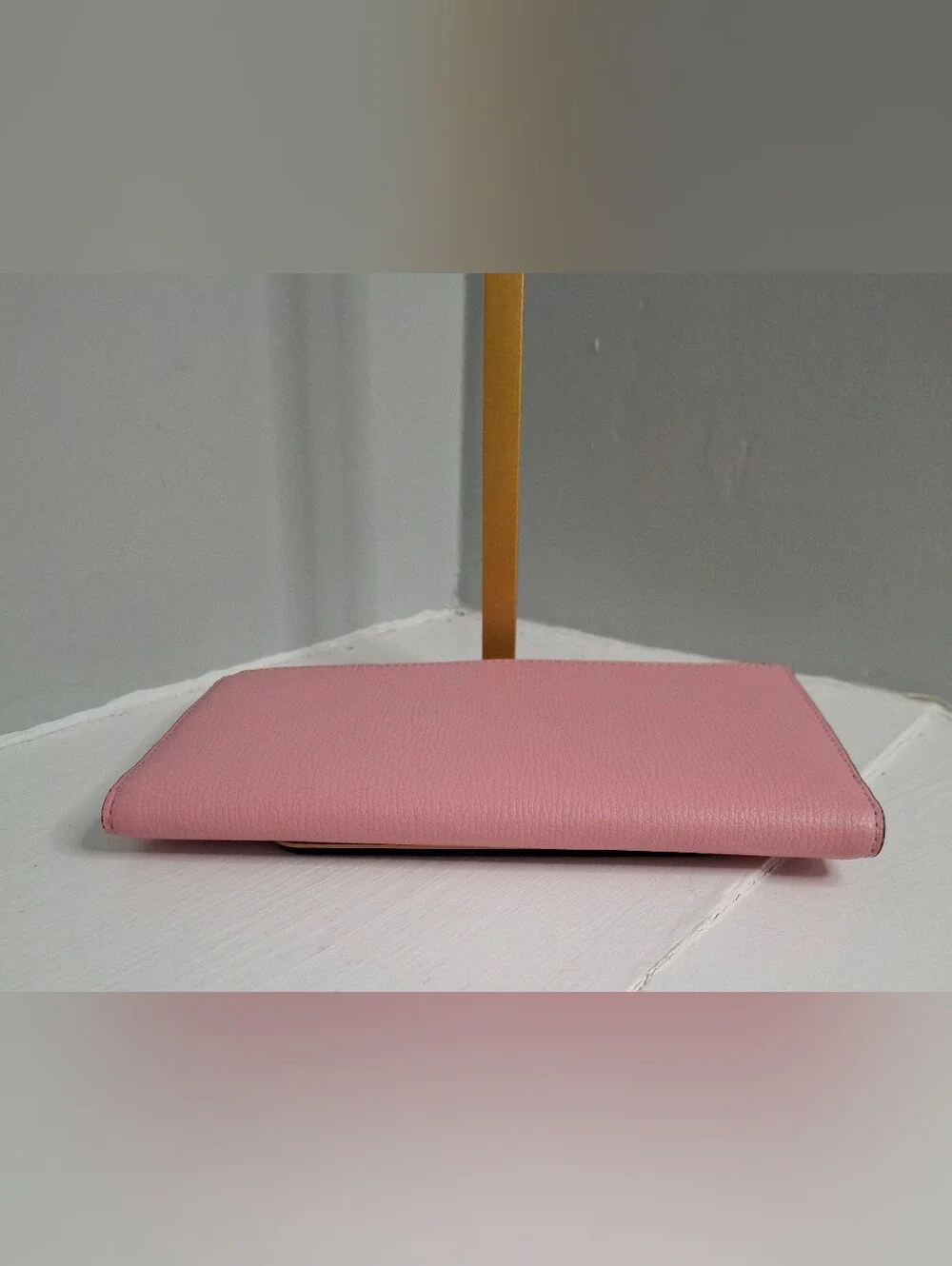 Kate Spade New York Pebbled Leather Continental Wristlet Wallet Pink NWOT